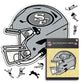 San Francisco 49ers™ Helm - Holzpuzzle