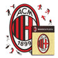 AC Milan® Logo - Holzpuzzle