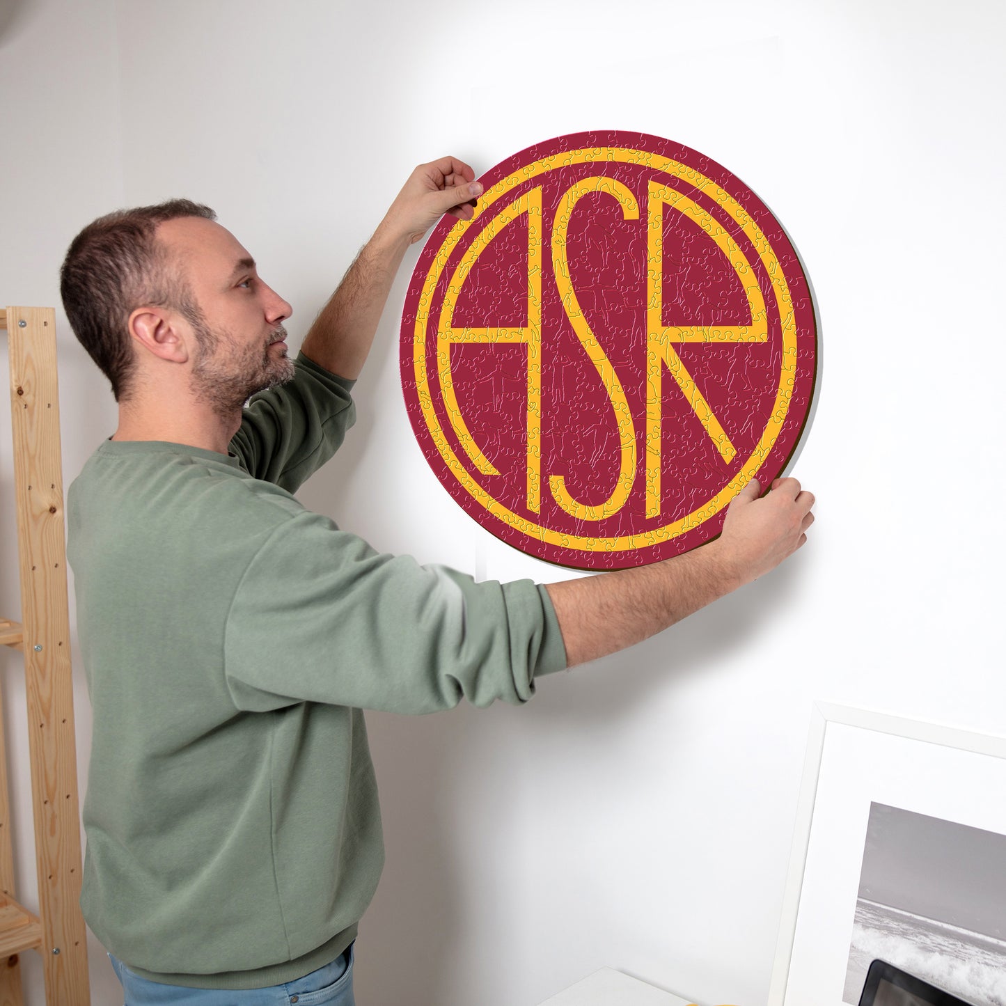 AS Roma® Logo Heritage - Holzpuzzle