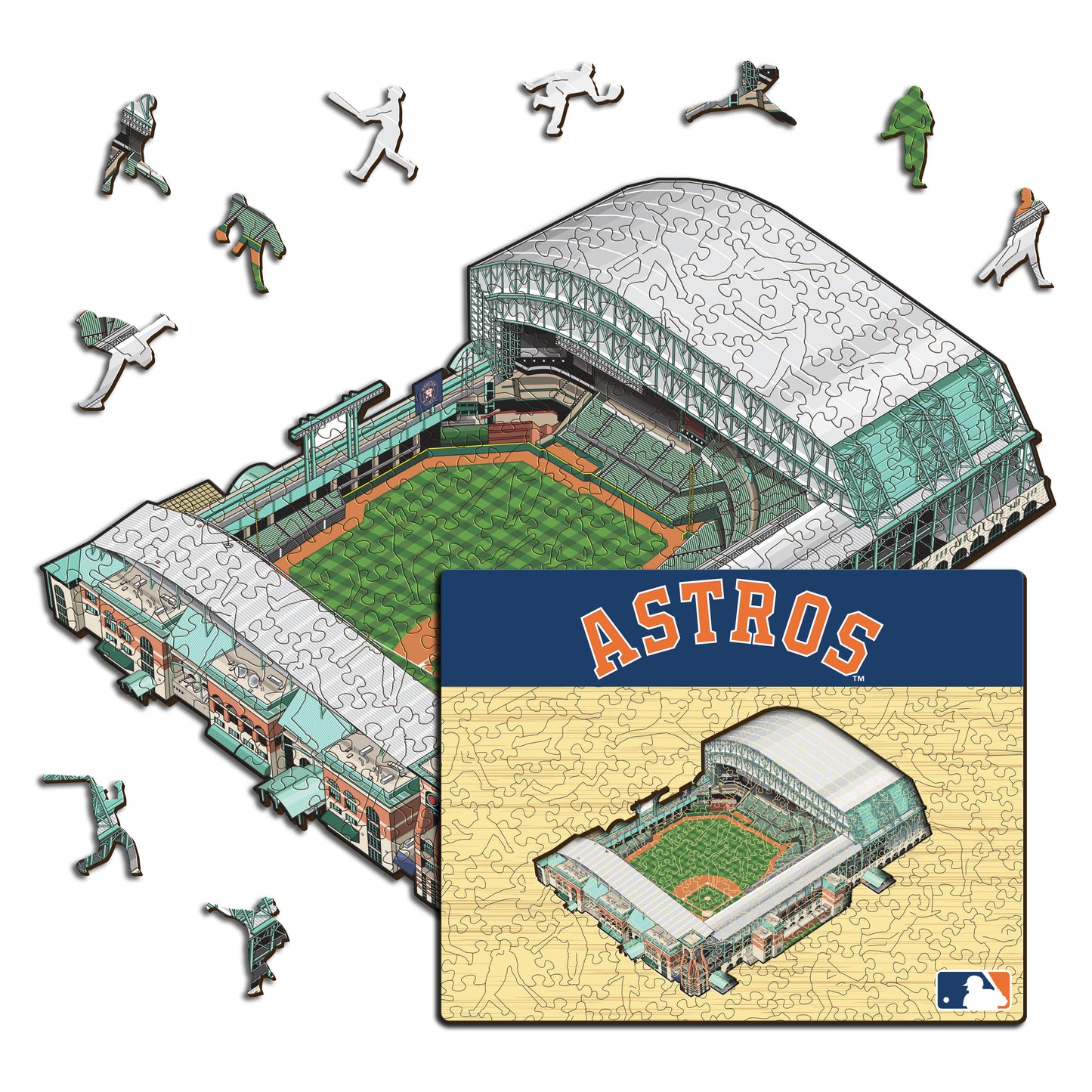 Houston Astros™ Daikin Park - Holzpuzzle