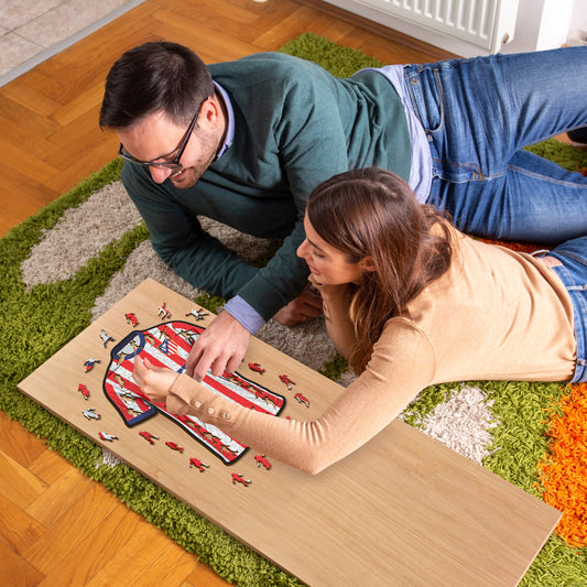 Atlético de Madrid® Jersey - Holzpuzzle