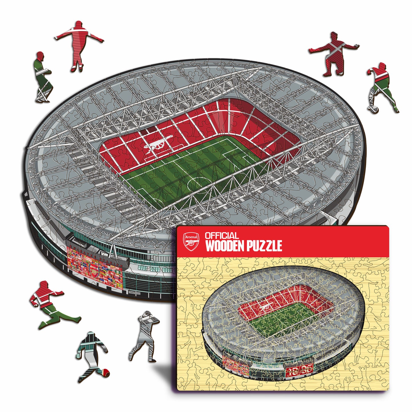 Arsenal FC® Emirates Stadium - Holzpuzzle