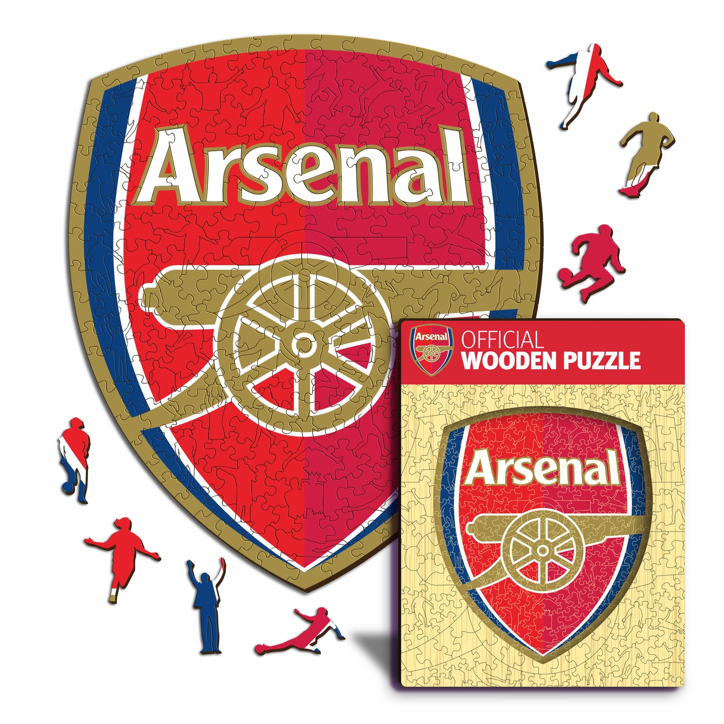 Arsenal FC® Logo - Holzpuzzle