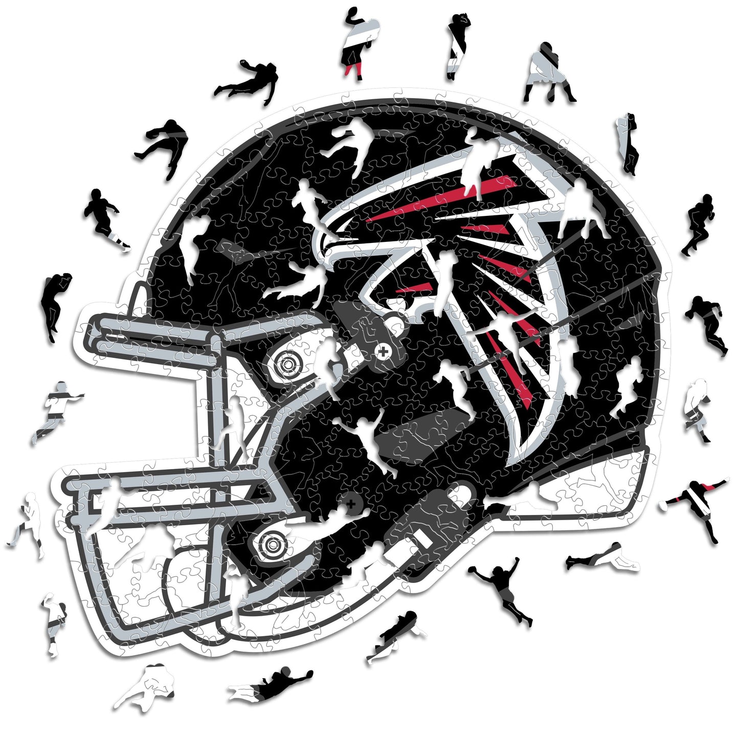 Atlanta Falcons™ Helm - Holzpuzzle