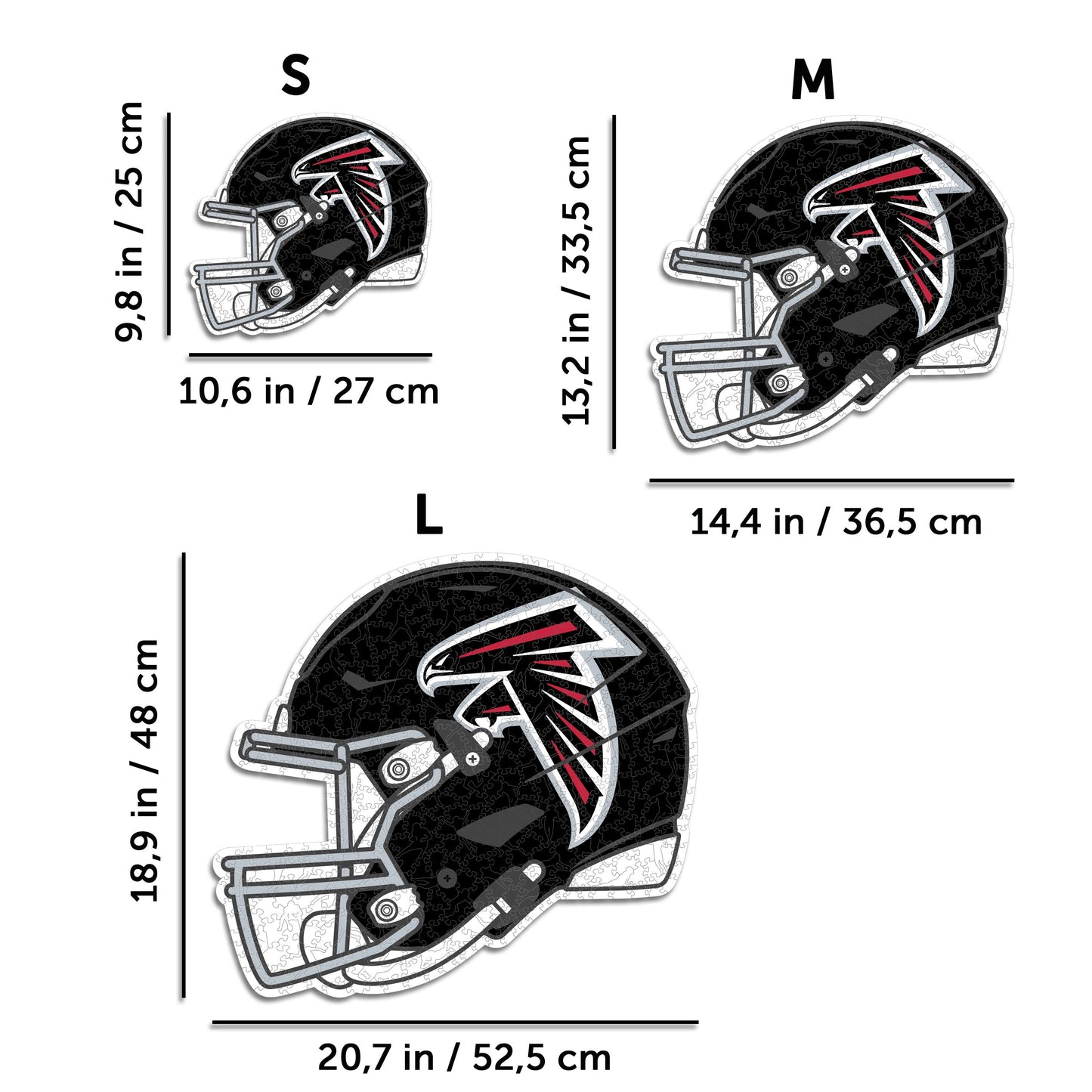 Atlanta Falcons™ Helm - Holzpuzzle