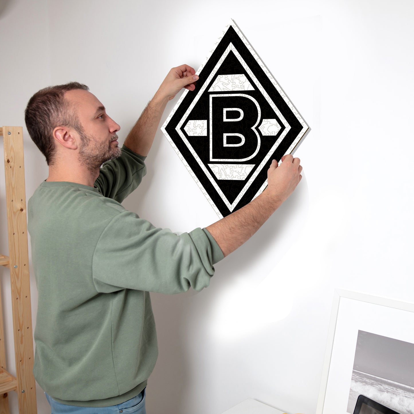 Borussia Mönchengladbach® Logo - Holzpuzzle