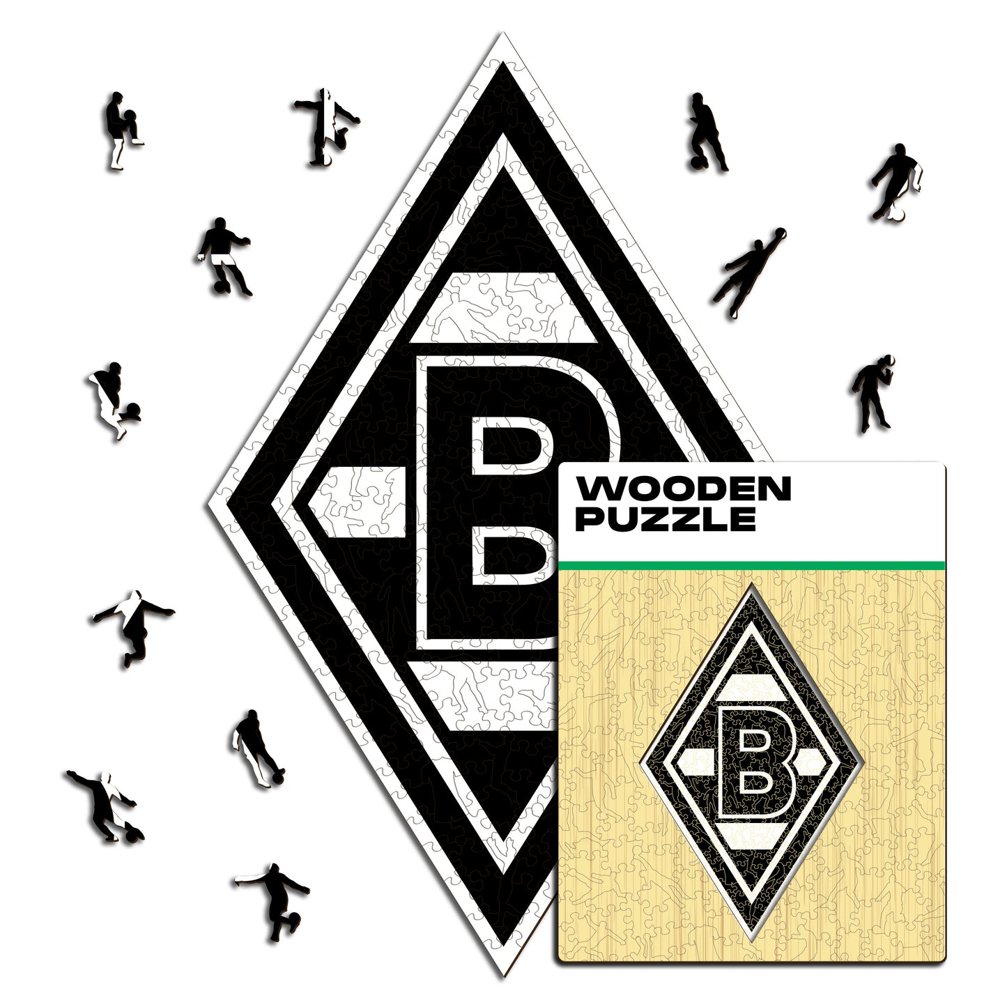 Borussia Mönchengladbach® Logo - Holzpuzzle