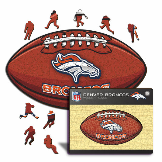 Denver Broncos™ Football - Holzpuzzle