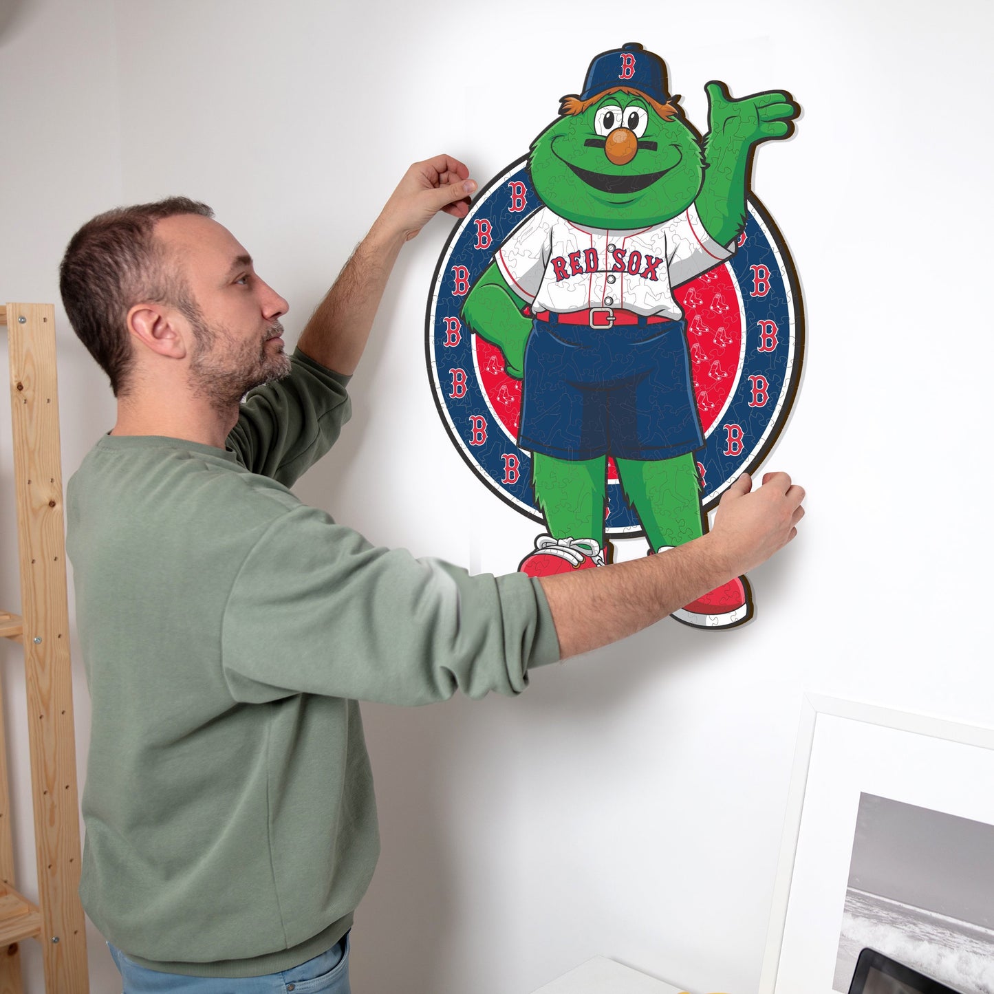 Boston Red Sox™ Mascot - Holzpuzzle
