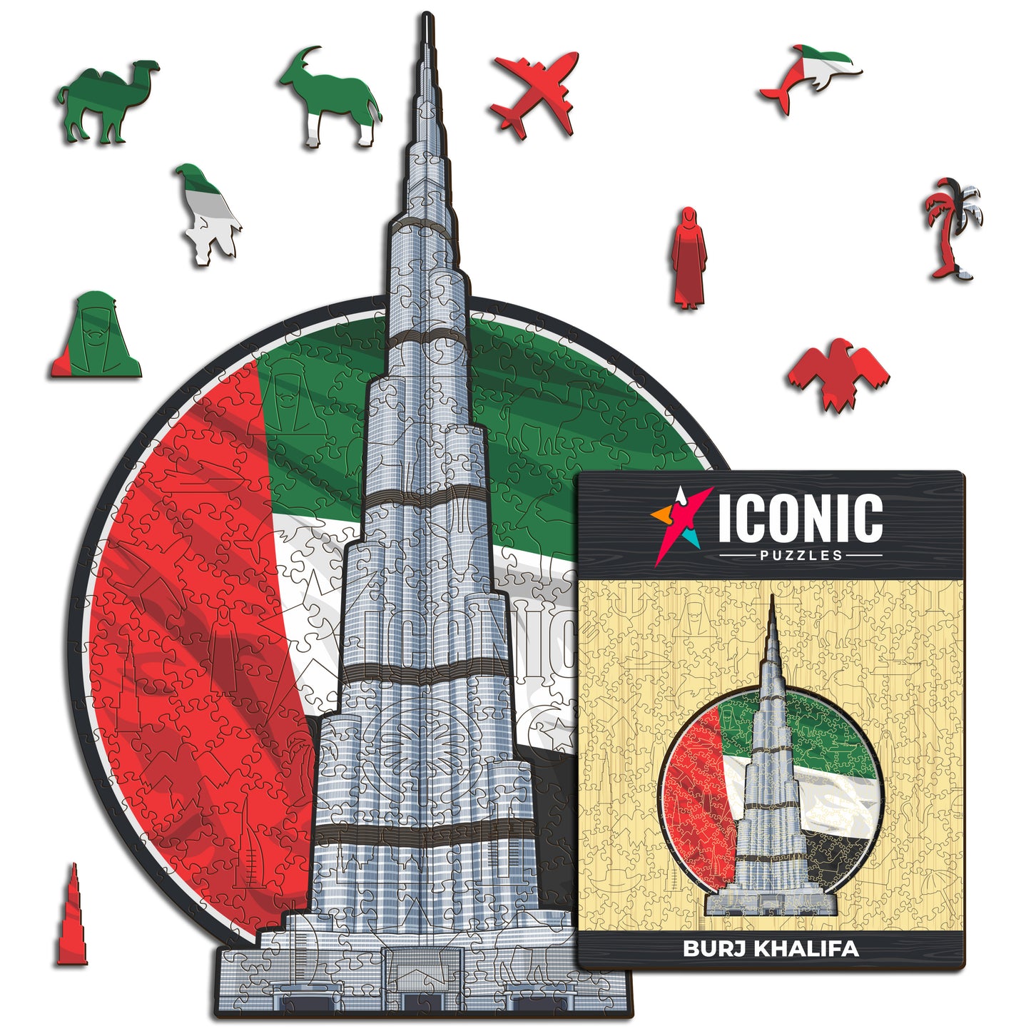 Burj Khalifa - Holzpuzzle