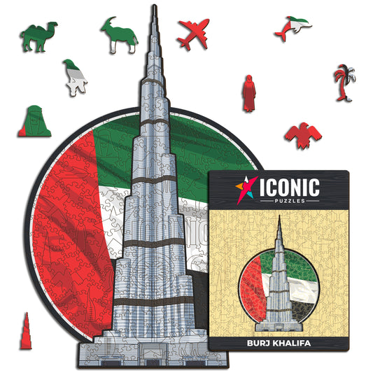 Burj Khalifa - Holzpuzzle