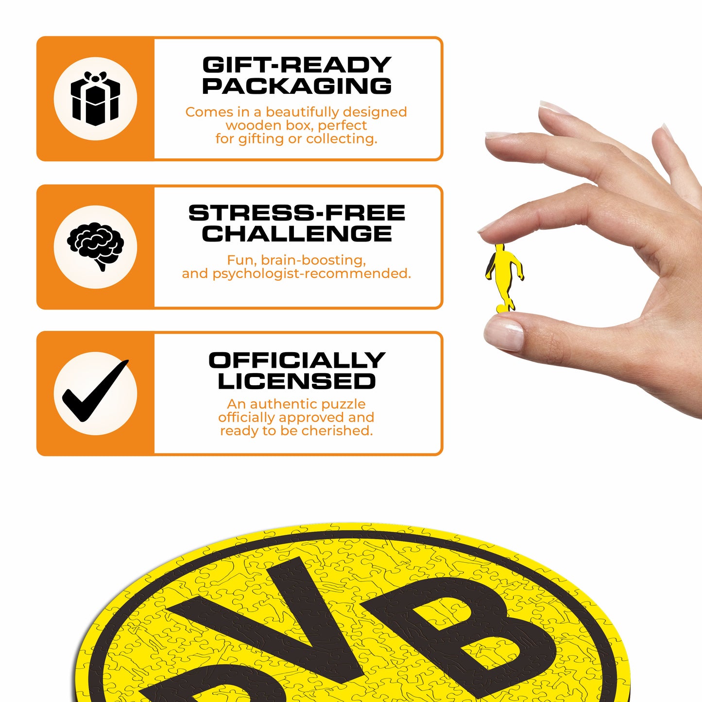 Borussia Dortmund® Logo - Holzpuzzle