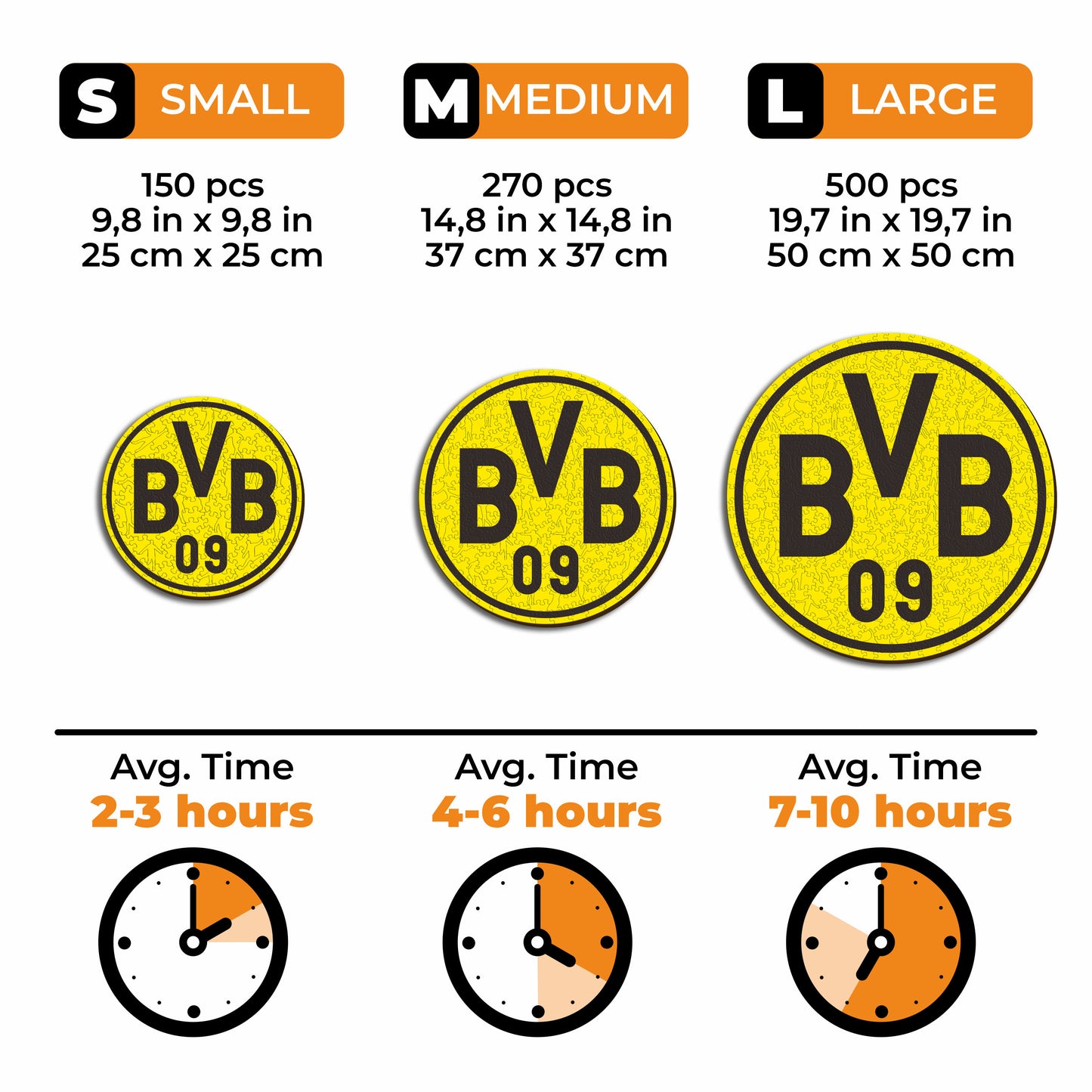 Borussia Dortmund® Logo - Holzpuzzle