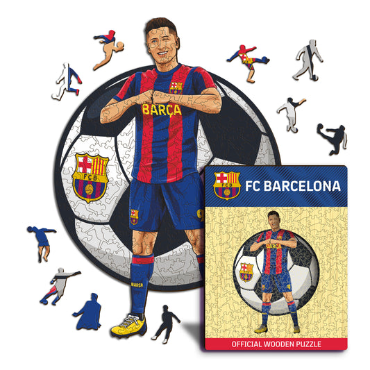 Robert Lewandowski - Holzpuzzle
