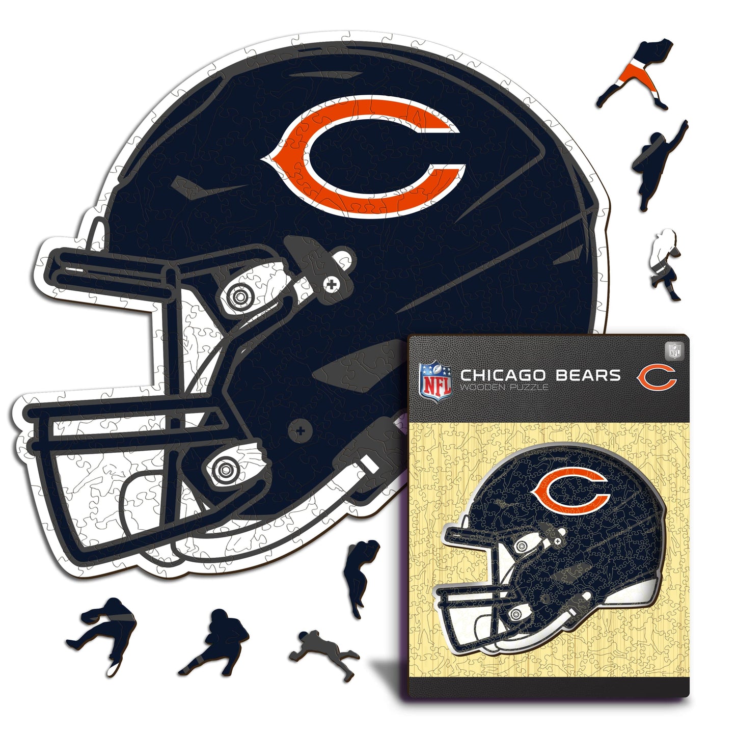 Chicago Bears™ Helm - Holzpuzzle