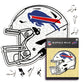 Buffalo Bills™ Helm - Holzpuzzle