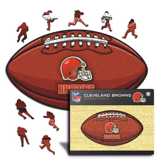 Cleveland Browns™ Football - Holzpuzzle