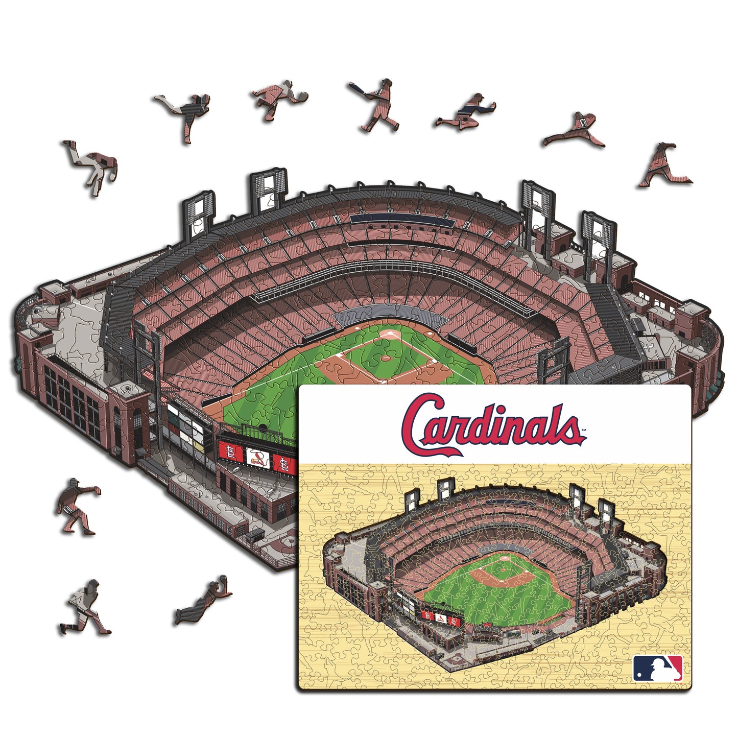 St. Louis Cardinals™ Busch Stadium - Holzpuzzle