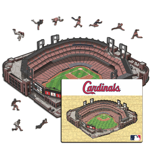 St. Louis Cardinals™ Busch Stadium - Holzpuzzle