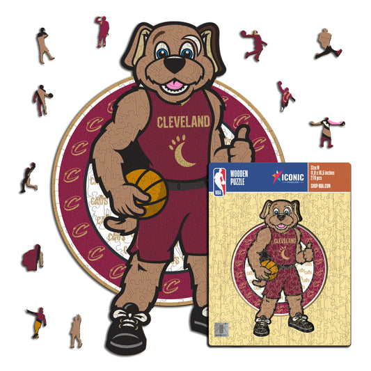 Cleveland Cavaliers™ Maskottchen - Holzpuzzle