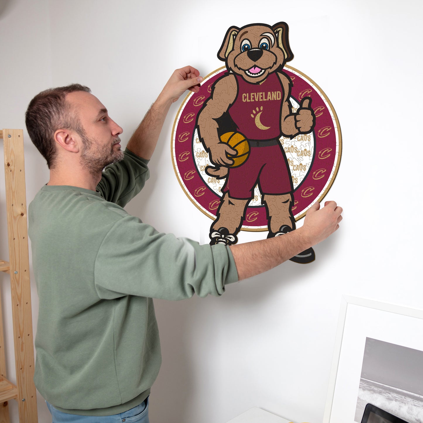 Cleveland Cavaliers™ Maskottchen - Holzpuzzle