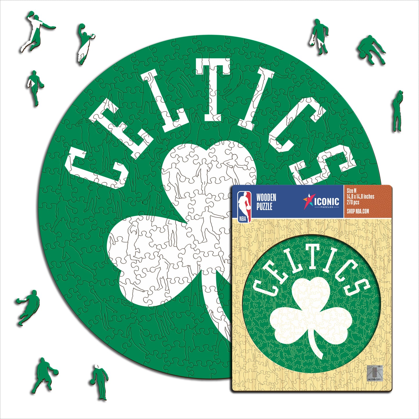 Boston Celtics™ Logo - Holzpuzzle
