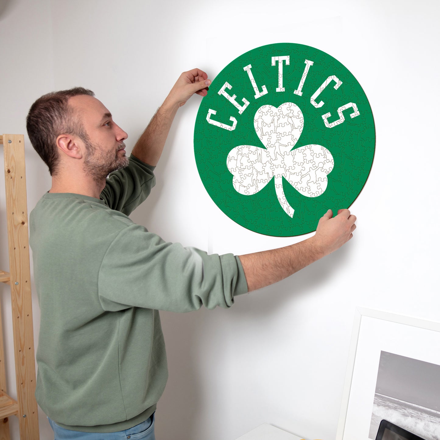Boston Celtics™ Logo - Holzpuzzle