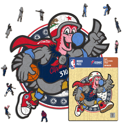 Los Angeles Clippers™ Maskottchen - Holzpuzzle