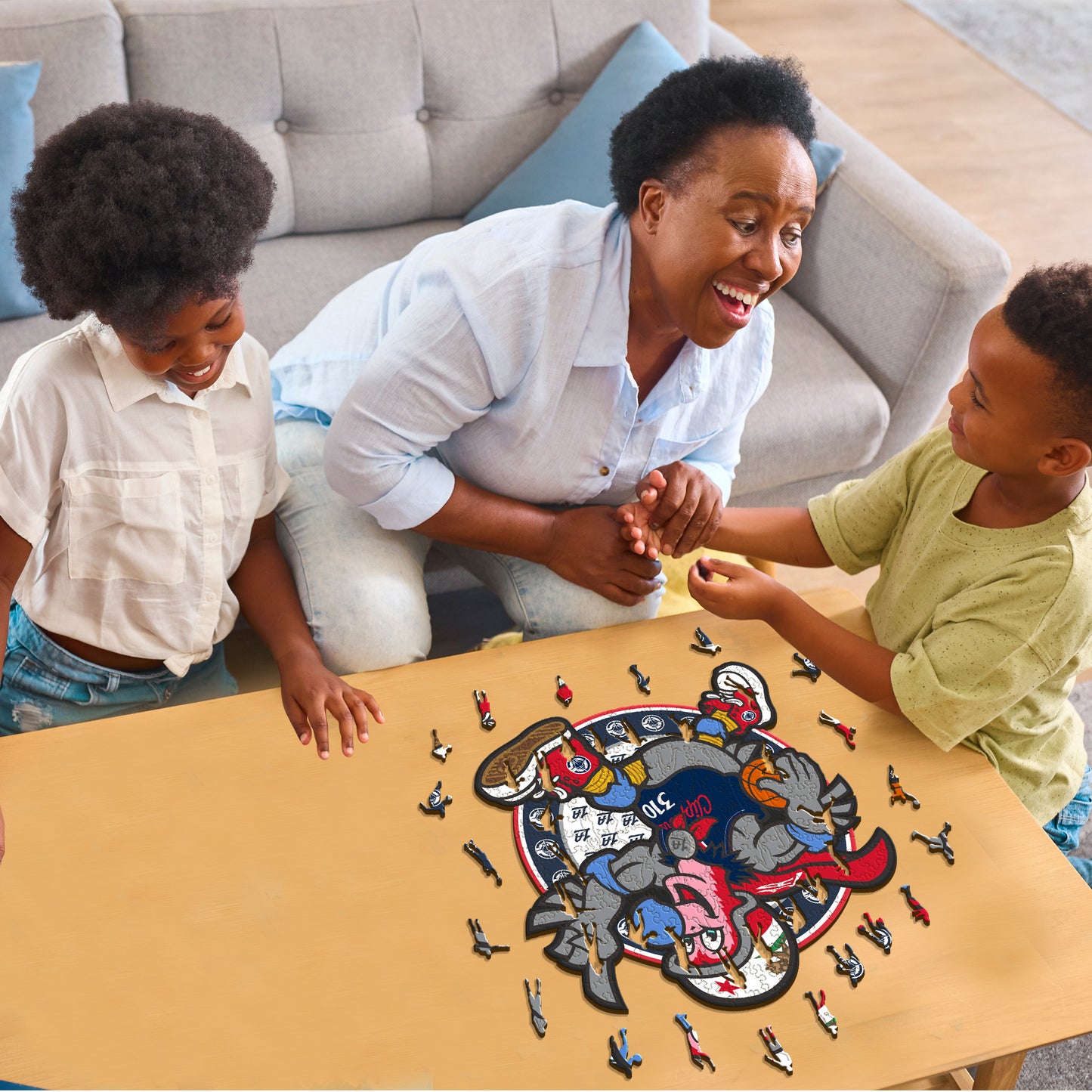 Los Angeles Clippers™ Maskottchen - Holzpuzzle