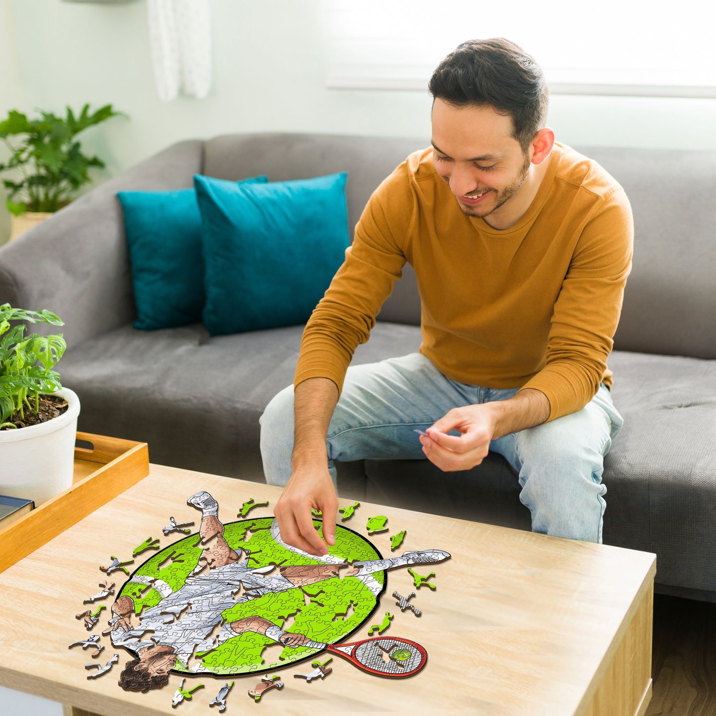 Flavio Cobolli - Holzpuzzle