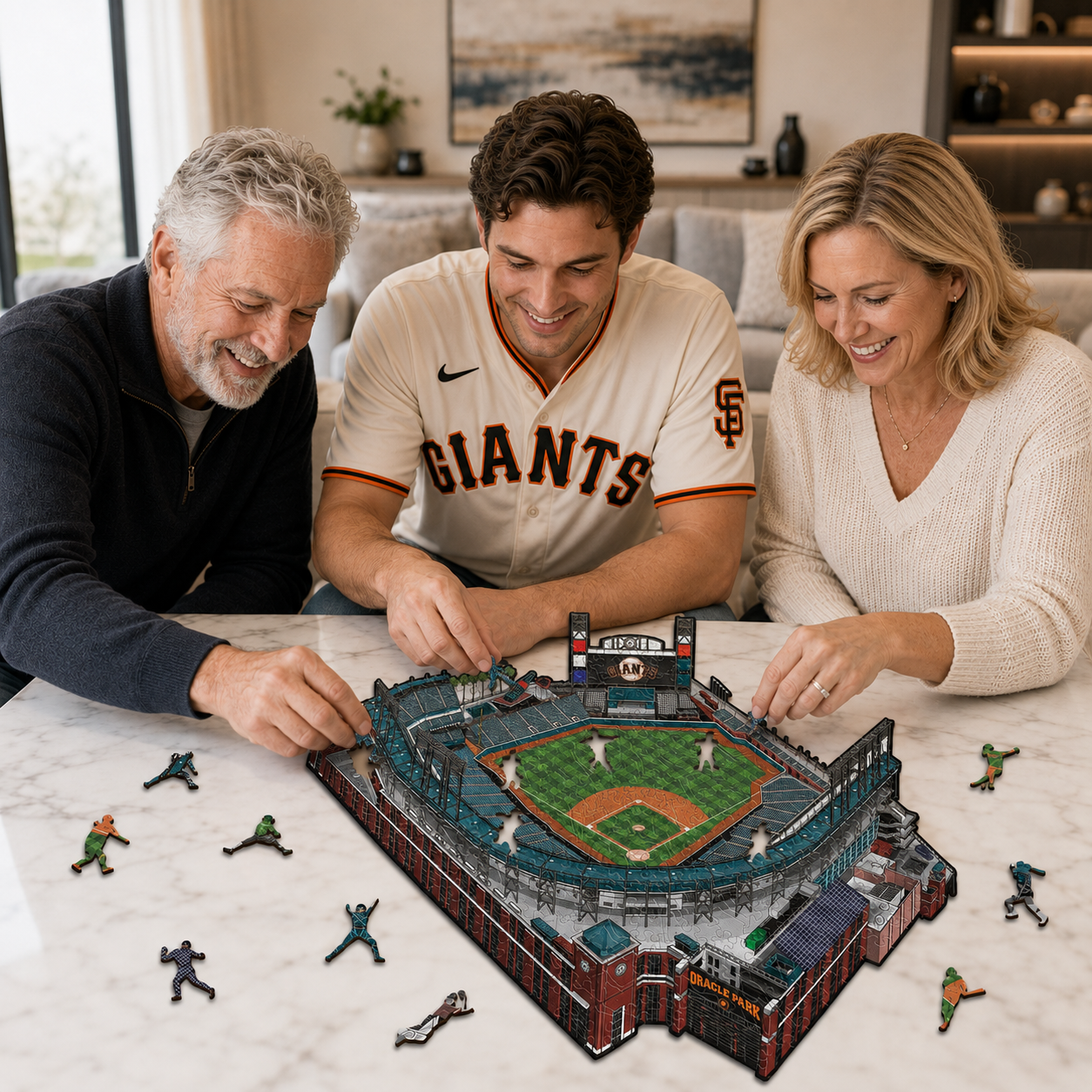 San Francisco Giants™ Oracle Park - Holzpuzzle