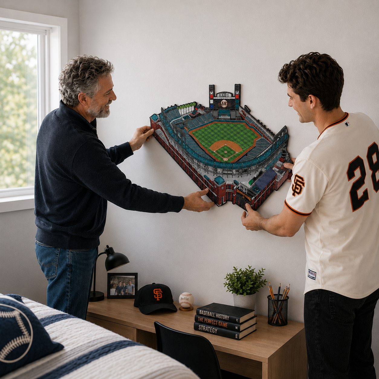 San Francisco Giants™ Oracle Park - Holzpuzzle