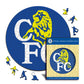 Chelsea FC® Retro Logo - Holzpuzzle