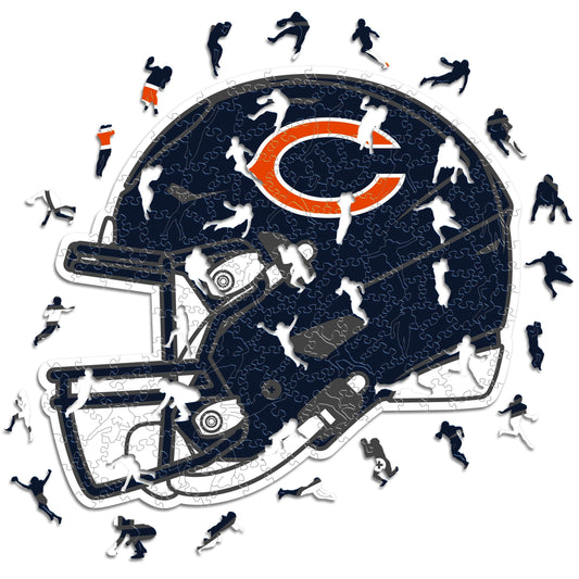 Chicago Bears™ Helm - Holzpuzzle