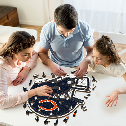 Chicago Bears™ Helm - Holzpuzzle