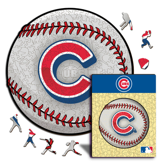 Chicago Cubs™ Baseball - Holzpuzzle