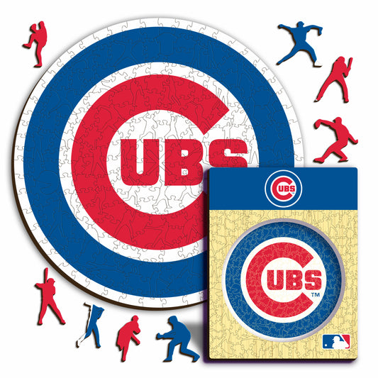Chicago Cubs™ Logo - Holzpuzzle