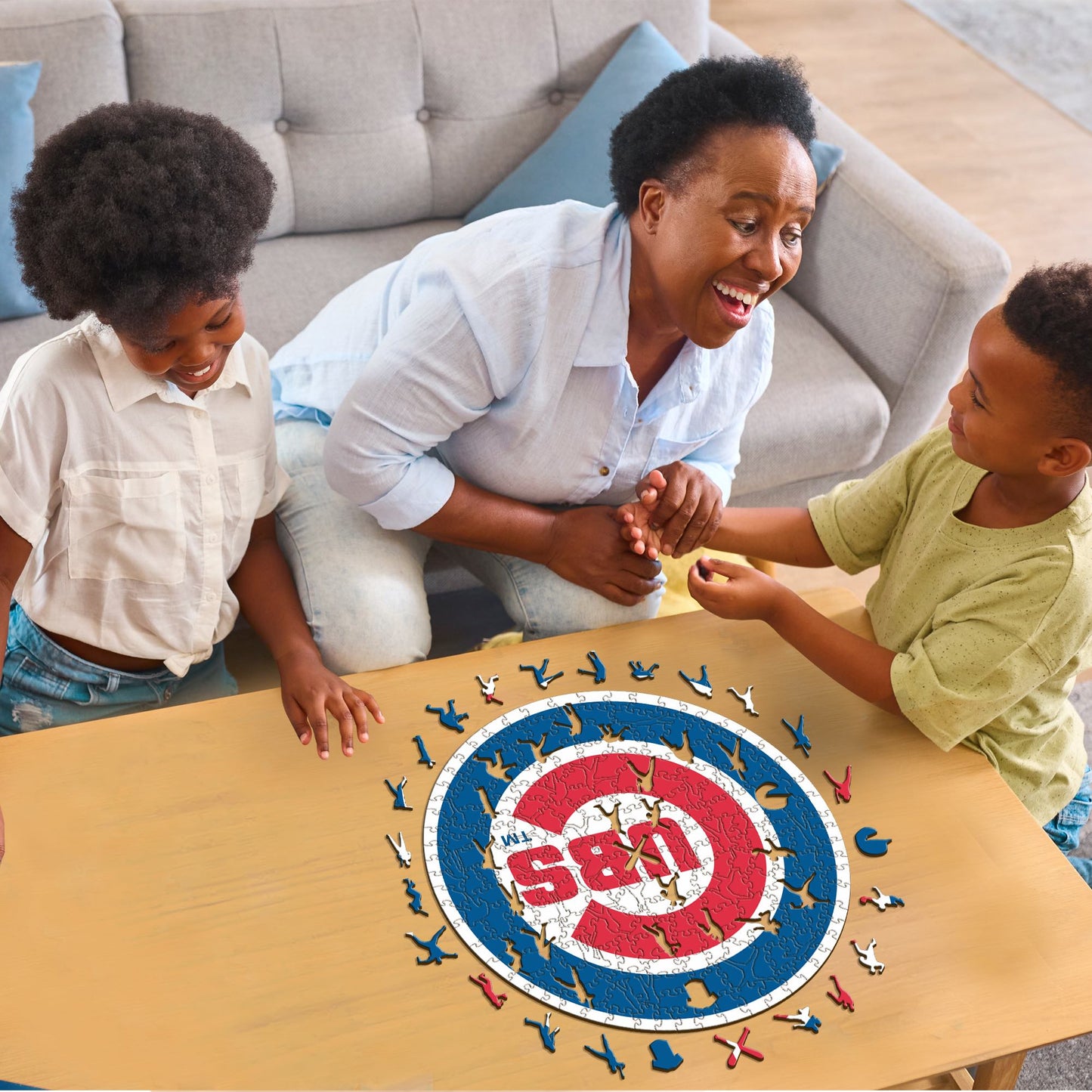 Chicago Cubs™ Logo - Holzpuzzle