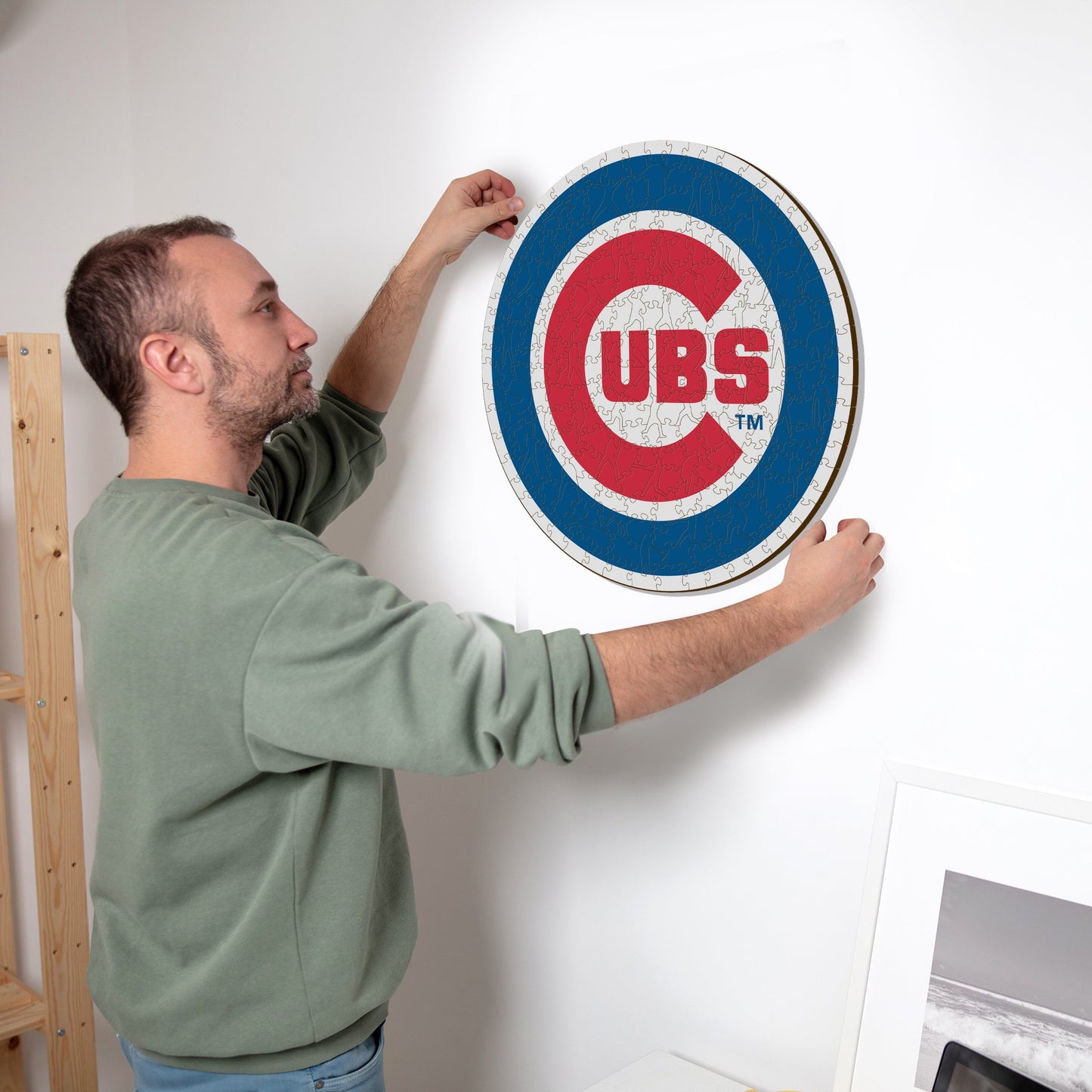 Chicago Cubs™ Logo - Holzpuzzle