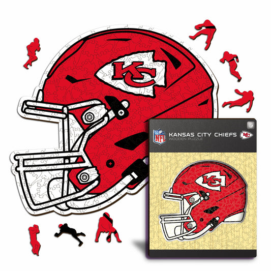 Kansas City Chiefs™ Helm - Holzpuzzle