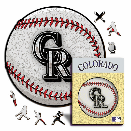 Colorado Rockies™ Baseball - Holzpuzzle