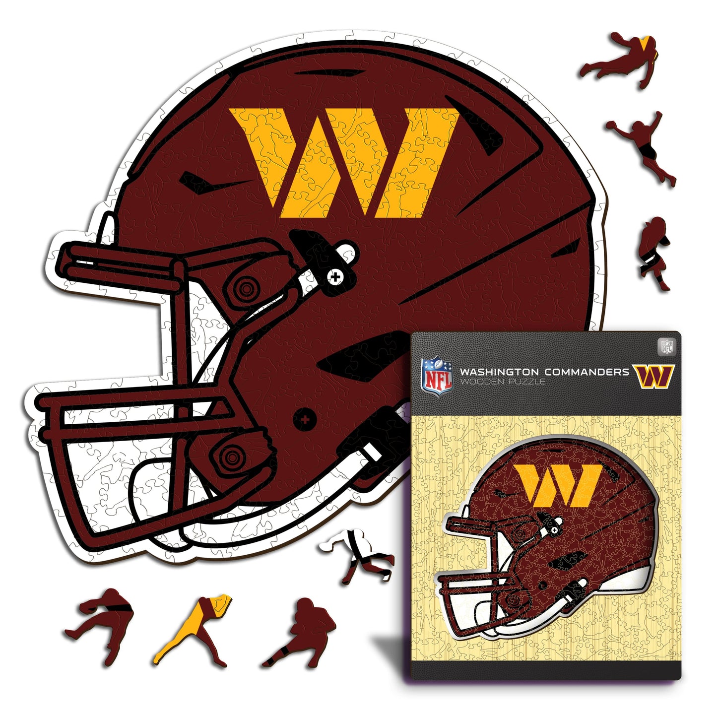 Washington Commanders™ Helm - Holzpuzzle