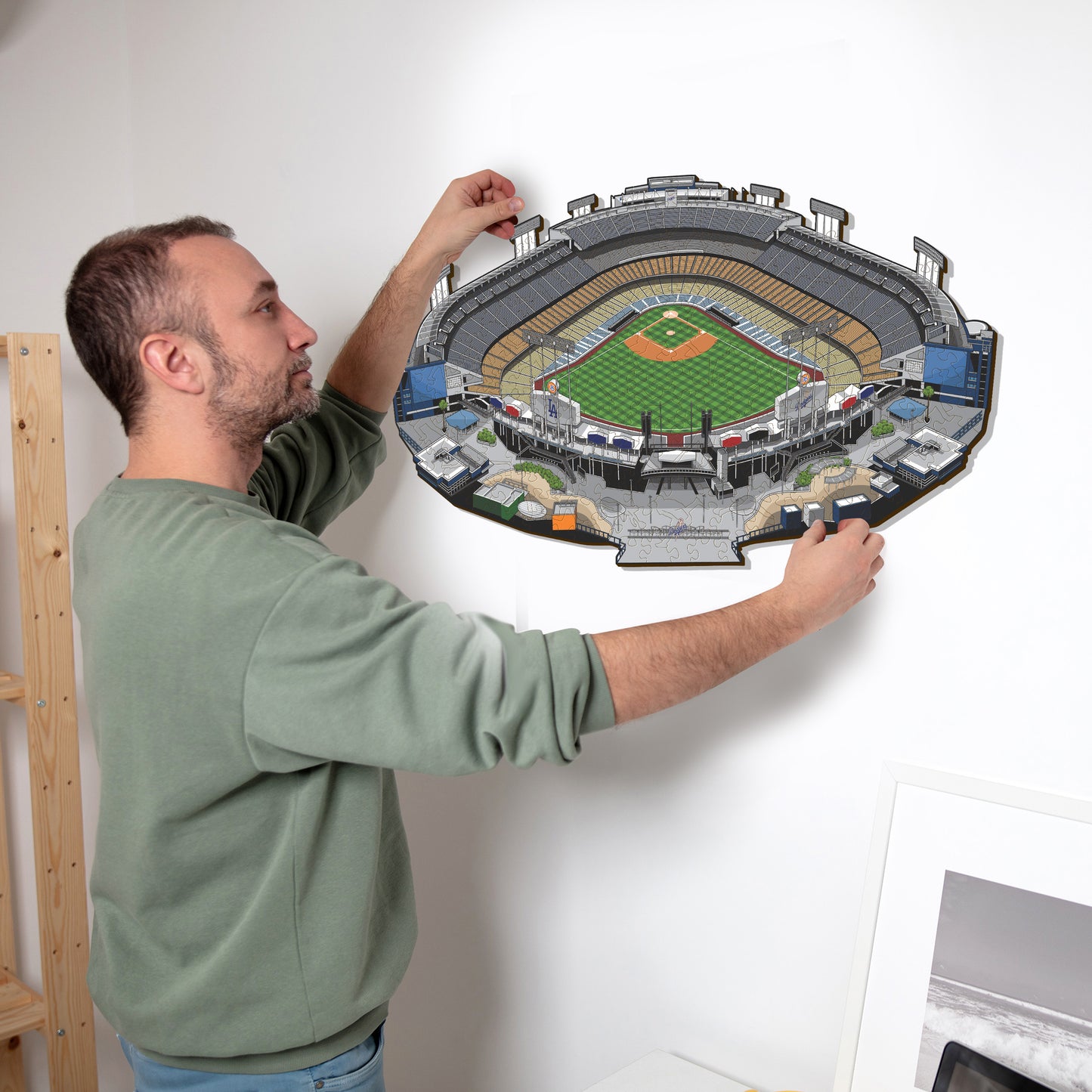 Los Angeles Dodgers™ Dodger Stadium - Holzpuzzle