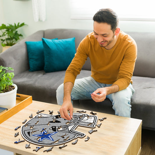 Dallas Cowboys™ Helm - Holzpuzzle
