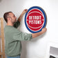 Detroit Pistons™ Logo - Holzpuzzles