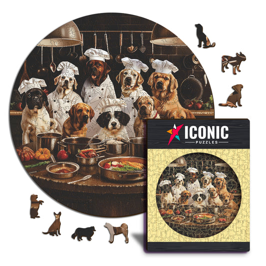 Koch Hunde - Holzpuzzle