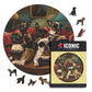Gamer-Hunde - Holzpuzzle
