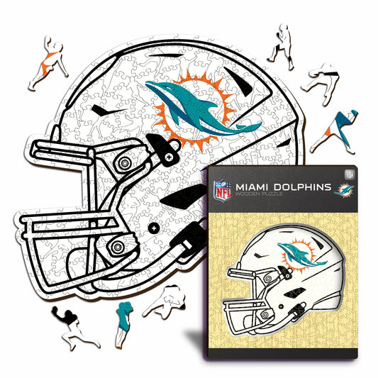 Miami Dolphins™ Helm - Holzpuzzle