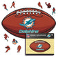 Miami Dolphins™ Football - Holzpuzzle