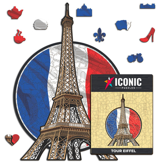 Tour Eiffel - Holzpuzzle
